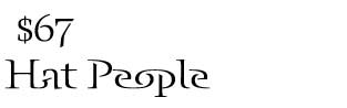 Hat People People Hat